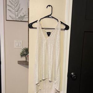 Daytrip Cream V-Neck Tank Top